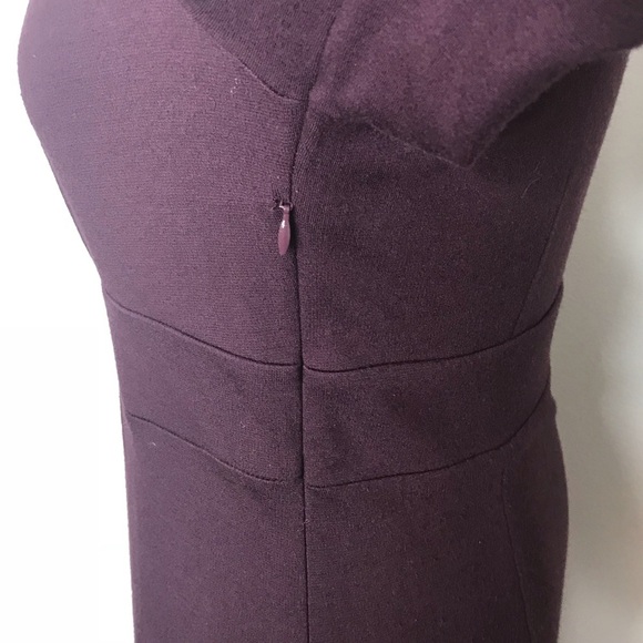 Loft Purple Long Sleeve Dress - Picture 4 of 5